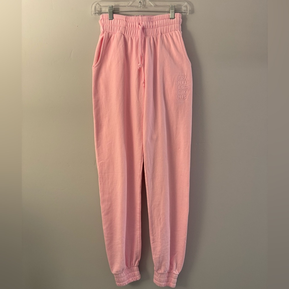 Frankie’s Bikinis Trendy Pink Sweatpants